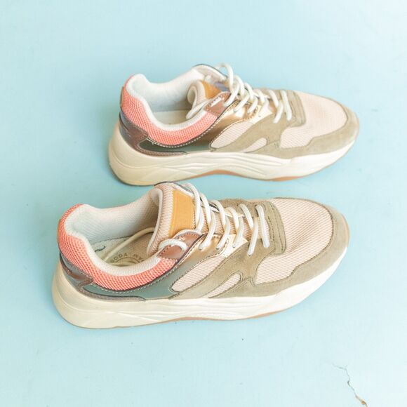 Scotch & Soda Celest Multi Colored Patchwork Casual Trainers Sneaker Size US 6.5 - Picture 3 of 9